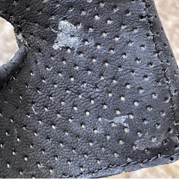 Fly London Yala Platform Wedge Ankle Strap Leather Sandal Black Perf Nubuck 40 - Picture 12 of 15